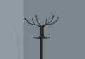 Coat Rack, Hall Tree, Free Standing, 12 Hooks, Entryway, 70