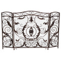 Waterbury Fireplace Screen Black Primary Living Space American Traditional Iron