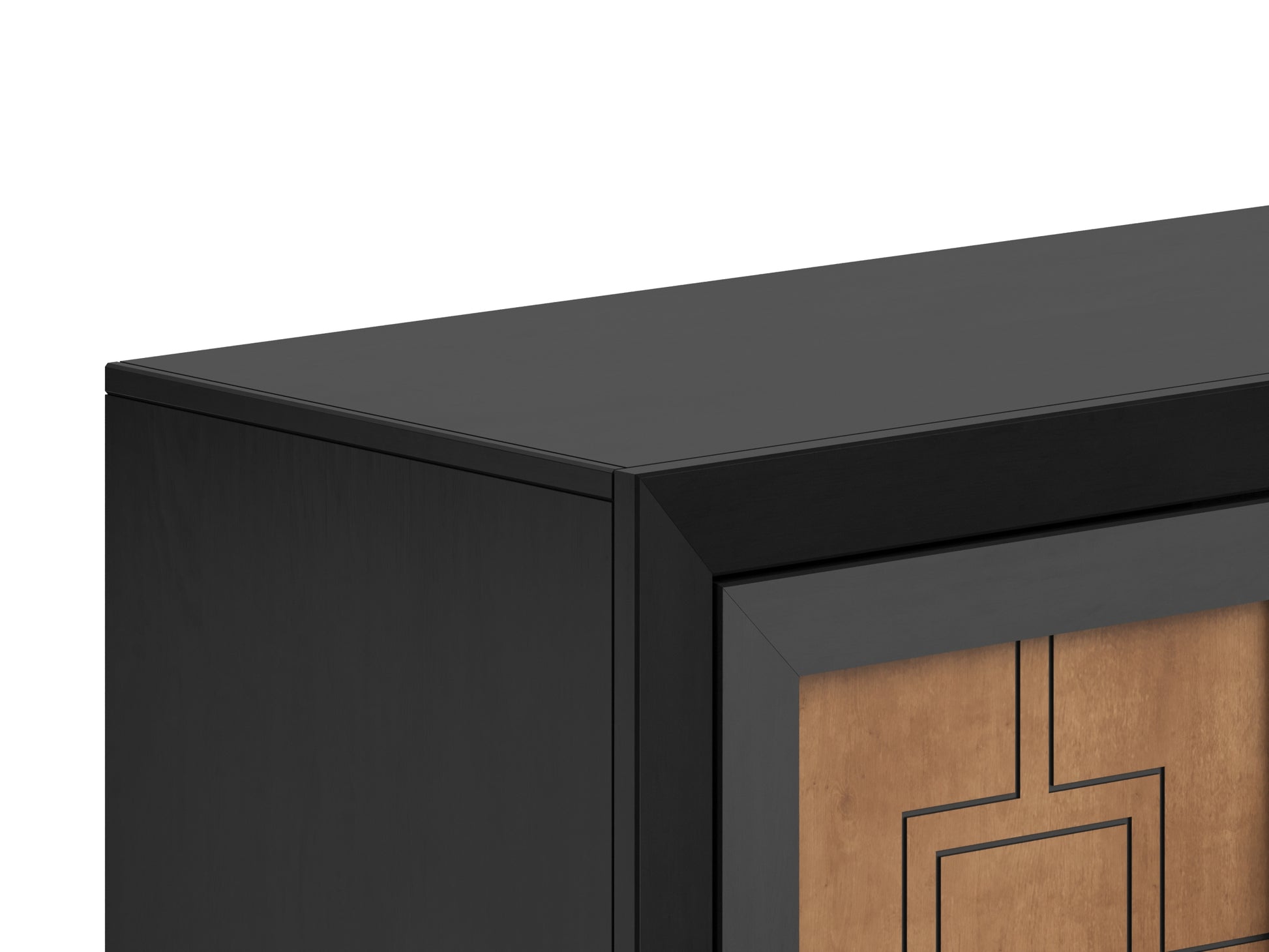 Ventura 86 Inch Fireplace Tv Stand For Tvs Up To 95 Inches, Black And Bourbon Finish Black 90 Inches Or Larger Wood Wood