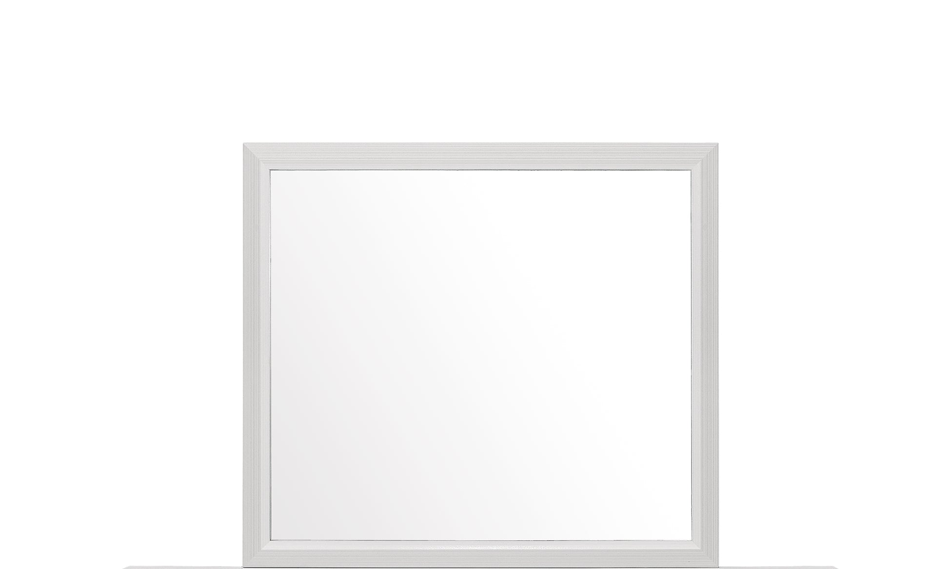 Mirage White Mirror White Rubber Wood