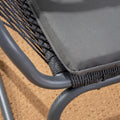 Idaho 3Pc Chat Set Gray Woven Rope