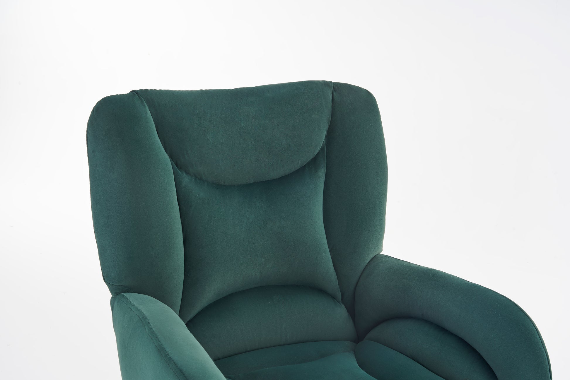 005 Velvet Fabric 360 Swivel Home Office Chair With Gold Metal Base And Universal Wheels,Green Solid Green Office Sponge Wipe Clean Modern Office Chairs Tufted Back Foam Swivel Velvet