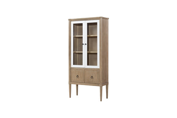 Display Bookcase In Sand Colored Finish Sand Solid Wood Mdf