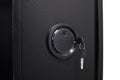 Large Black Steel Cabinet, With Smart Combination Lock, Smart Alarm, Led Lights, Dividers And Pouches, Is Anti Smashing. Black Steel