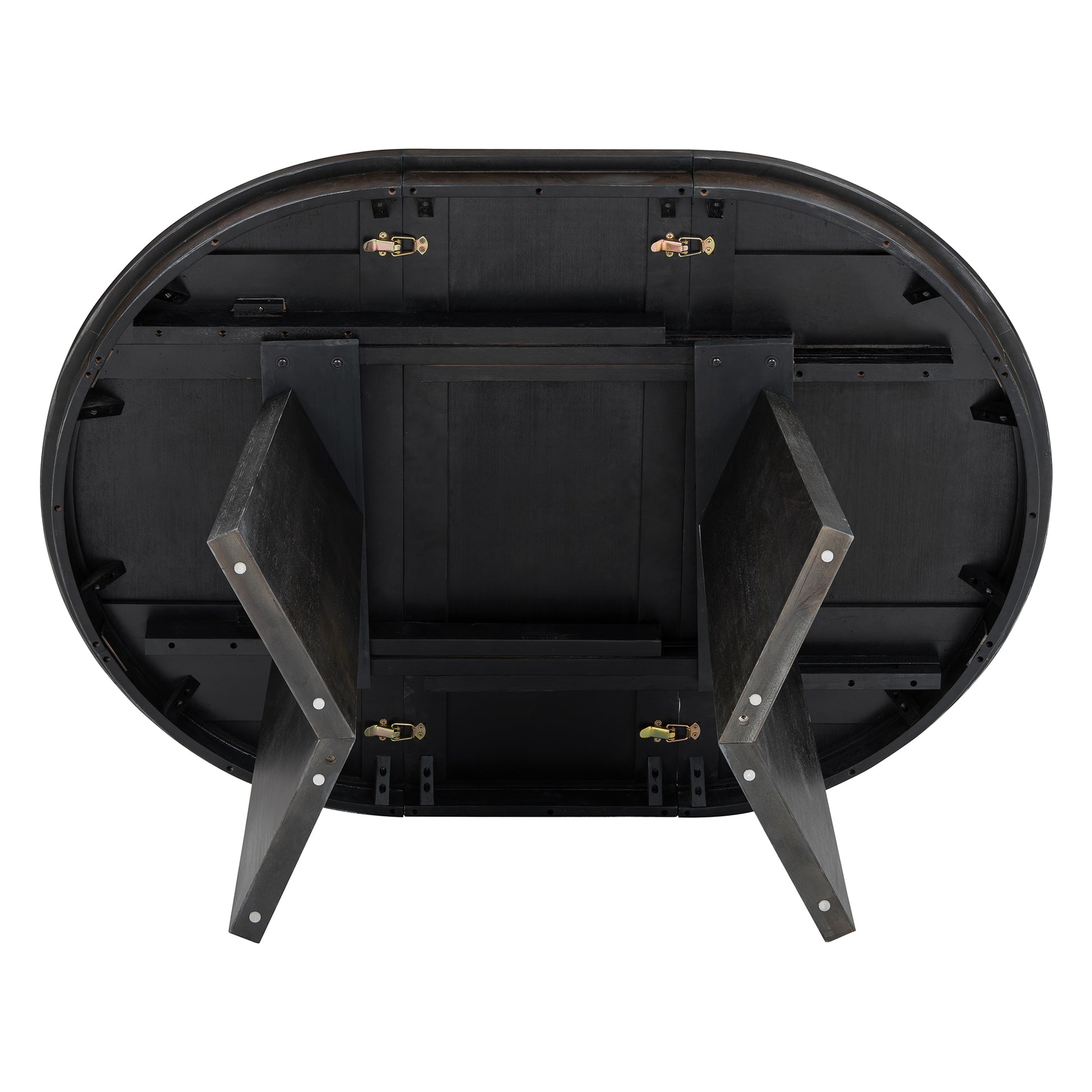 5 Piece Retro Functional Dining Set With 1 Extendable Dining Table And 4 Upholstered Chairs With Rattan Backrests For Dining Room And Kitchen Espresso Espresso Solid Wood Mdf