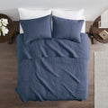 3 Piece Quilt Set Navy King Cal King King Navy Polyester