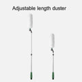 Long Handle Duster,Dust Collector With Extension Bar,Home Duster,Easy To Use And Reusable,White White Microfiber