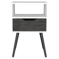 Allie Nightstand, Superior Top, Open Shelf, One Drawer Multicolor 1 Drawer Bedroom Modern Shelf Mdf Engineered Wood