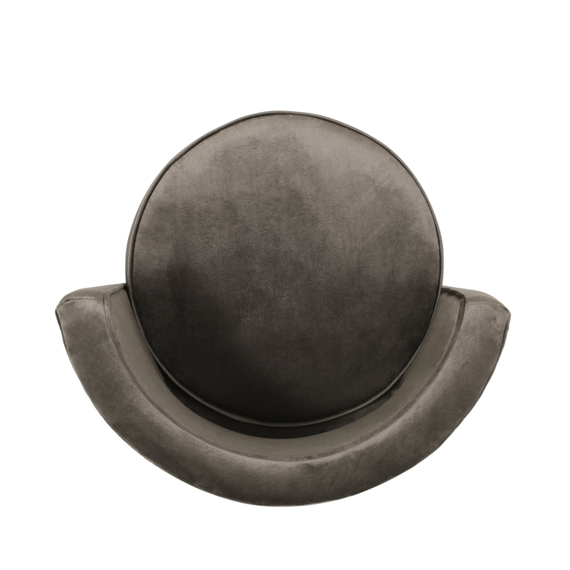 Swivel Arm Chair Grey Fabric