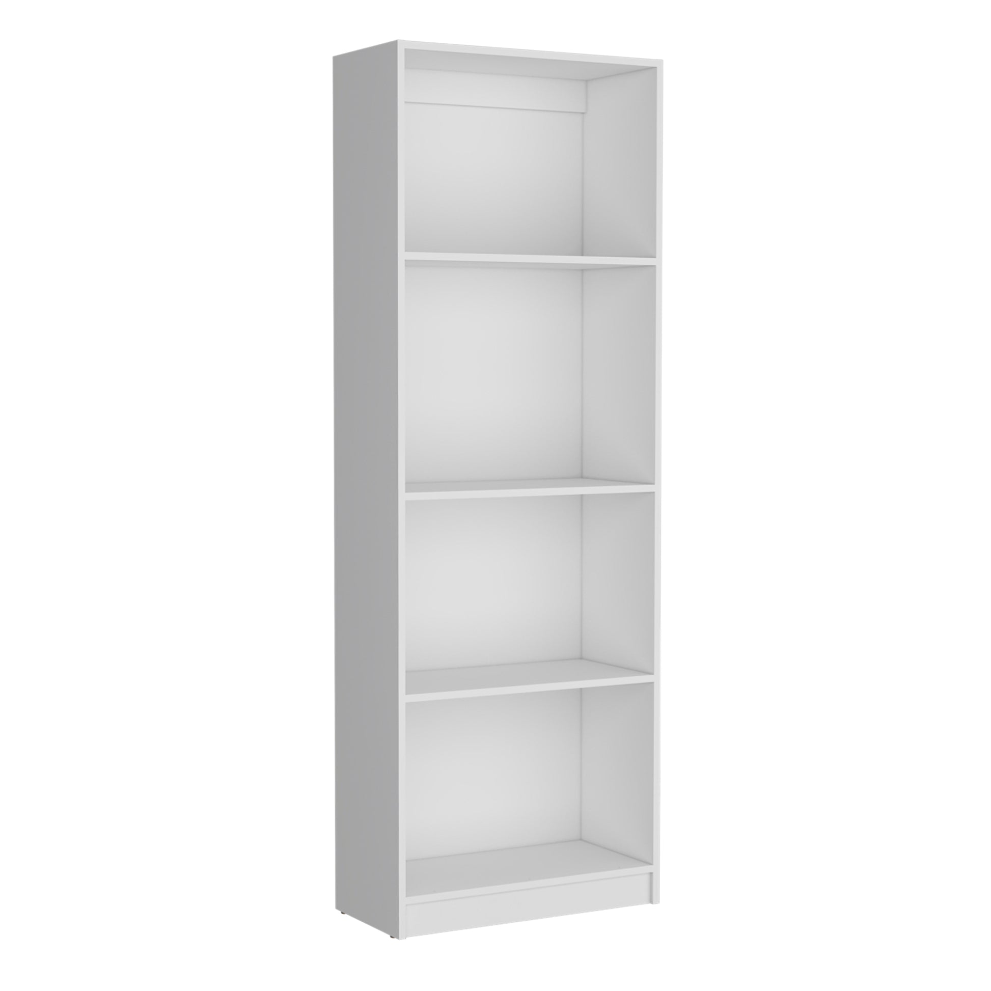 2 Piece Bookcase Living Room Set, Storage Cabinet, 49" Wide And 9 Shelves White Freestanding 5 Or More Shelves Matte White Office Shelves Included Particle Board