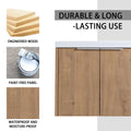 Bathroom Cabinet With Sink,Soft Close Doors,Float Mounting Design,24 Inch For Small Bathroom,24X18 00624 Imo Kd Packing Imitative Oak 2 Bathroom Wall Mounted Modern Plywood Plywood