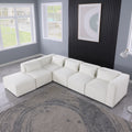 Modular Sofa Beigechenille Fabric, Simple And Grand, The Seat And Back Is Very Soft. This Is Also A Knock Down Sofa Beige Chenille 6 Seat