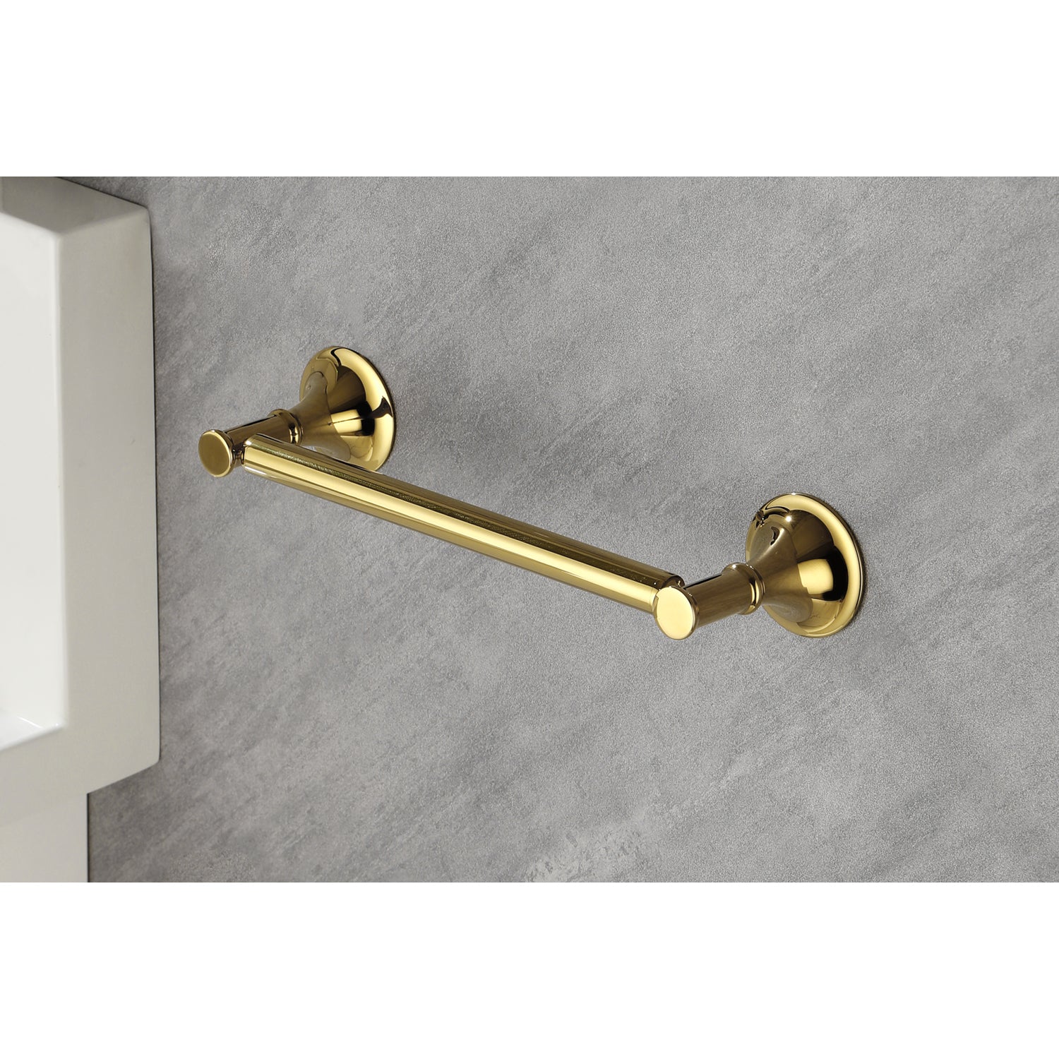 6 Piece Brass Bathroom Towel Rack Set Wall Mount Gold Brass