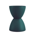 Dark Green Prince Stool Side Table Contemporary Modern Accent Stool In Whit Green Plastic