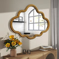Cloud Shape Gold Wall Mirror Antique Gold Antique,Art Deco,Classic,Luxury,Vintage Mirror,Pu