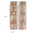 Antiqued 2 Piece Wooden Wall Plaque Set, Multicolor Multicolor Mdf