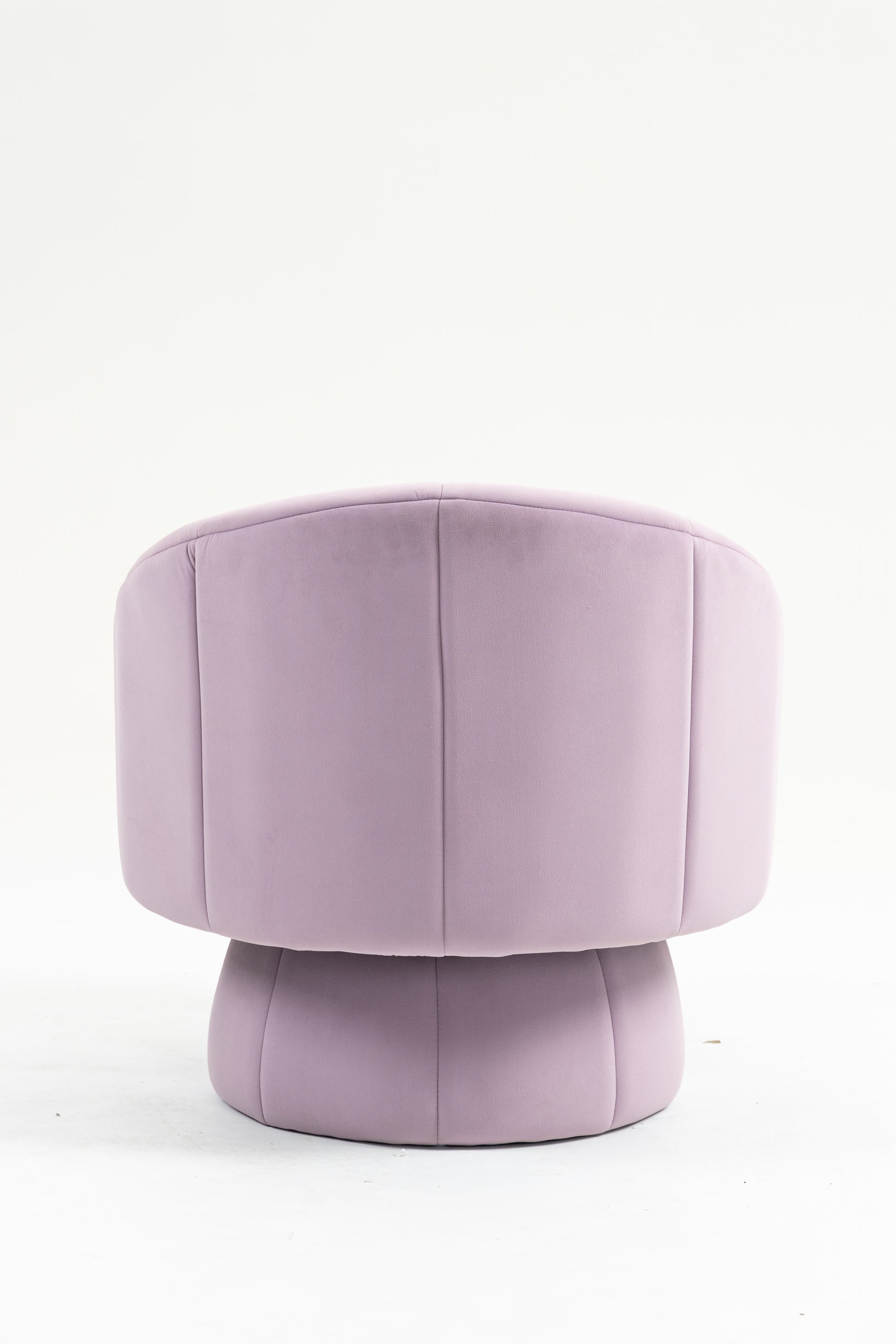 Mid Century Modern Accent Chair With Wood Frame, Upholstered Living Room Chairs With Waist Cushion, Reading Armchair For Bedroom Sunroom Purple Velvet