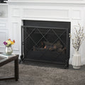 Fire Screens Black Iron