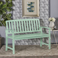 Loja Bench Mint Acacia Wood