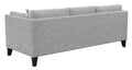 Doyle Gray Sofa Gray Foam Engineered Wood 3 Seat