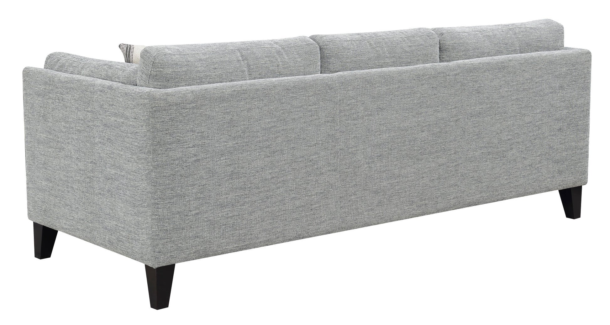 Doyle Gray Sofa Gray Foam Engineered Wood 3 Seat