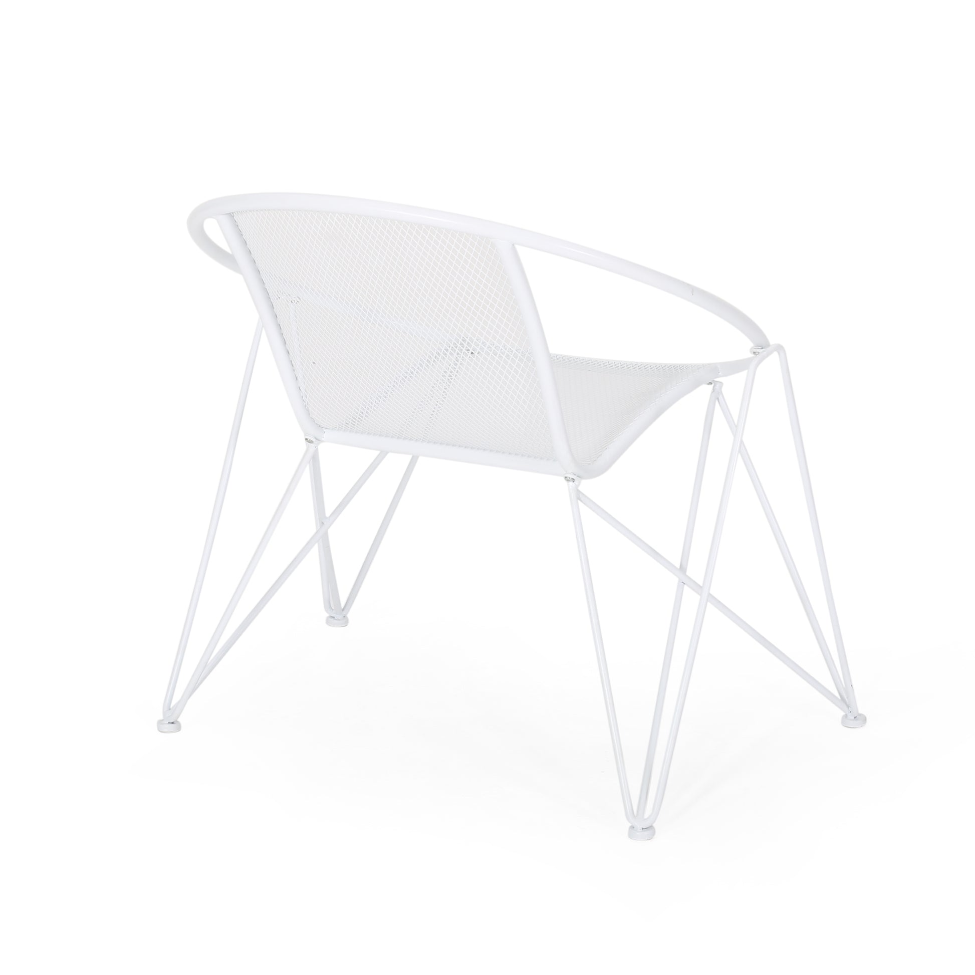 Georgia Chair Set Of 2 White Iron