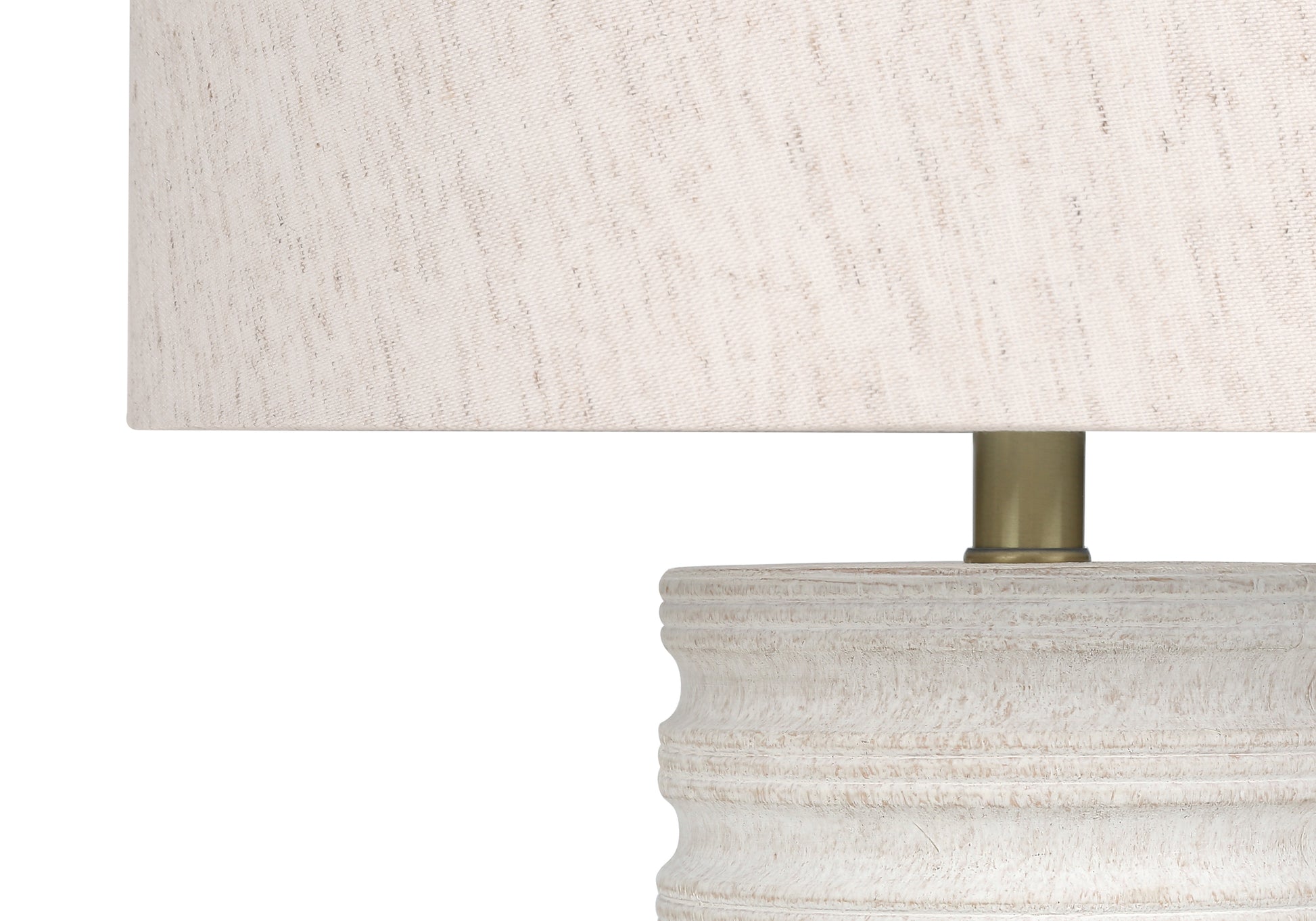 Lighting, 28"H, Table Lamp, Cream Resin, Ivory Cream Shade, Transitional Cream Polyresin