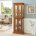 Curio Cabinet Lighted Curio Diapaly Cabinet With