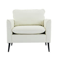 Ts Cat Paw Leather Upholstered Sofa Cream White Leather 1 Seat