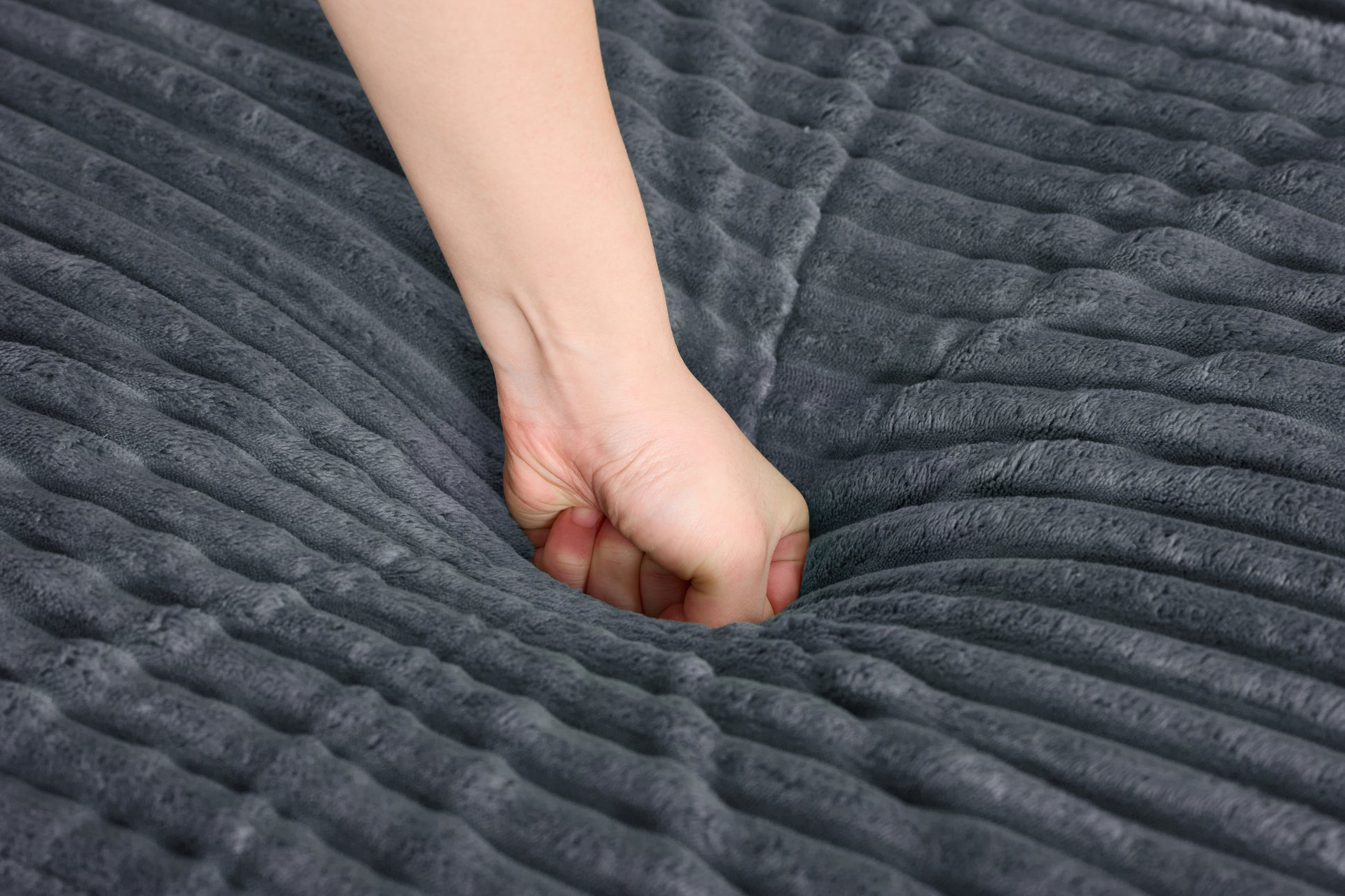 Sofa With Storage Footrest Gray Plywood 1 Seat