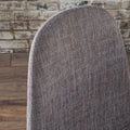 Dining Chair Light Grey Fabric