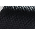 Kahn Hand Stitched Soft Sateen Queen Quilt With Cotton Fill, Matte Black Queen Black Cotton