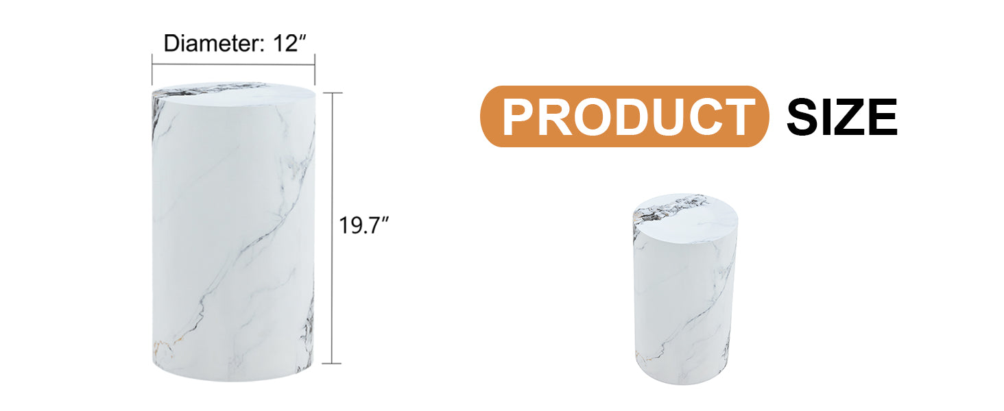 The Cylindrical Table With Its Patterned Design Can Be Easily Integrated Into A Variety Of Interior Styles, From Coffee Tables To Small Dining Tables, Workbenches Or Makeshift Writing Desks. White Mdf