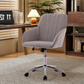 Ty Office Chair Gray Velvet
