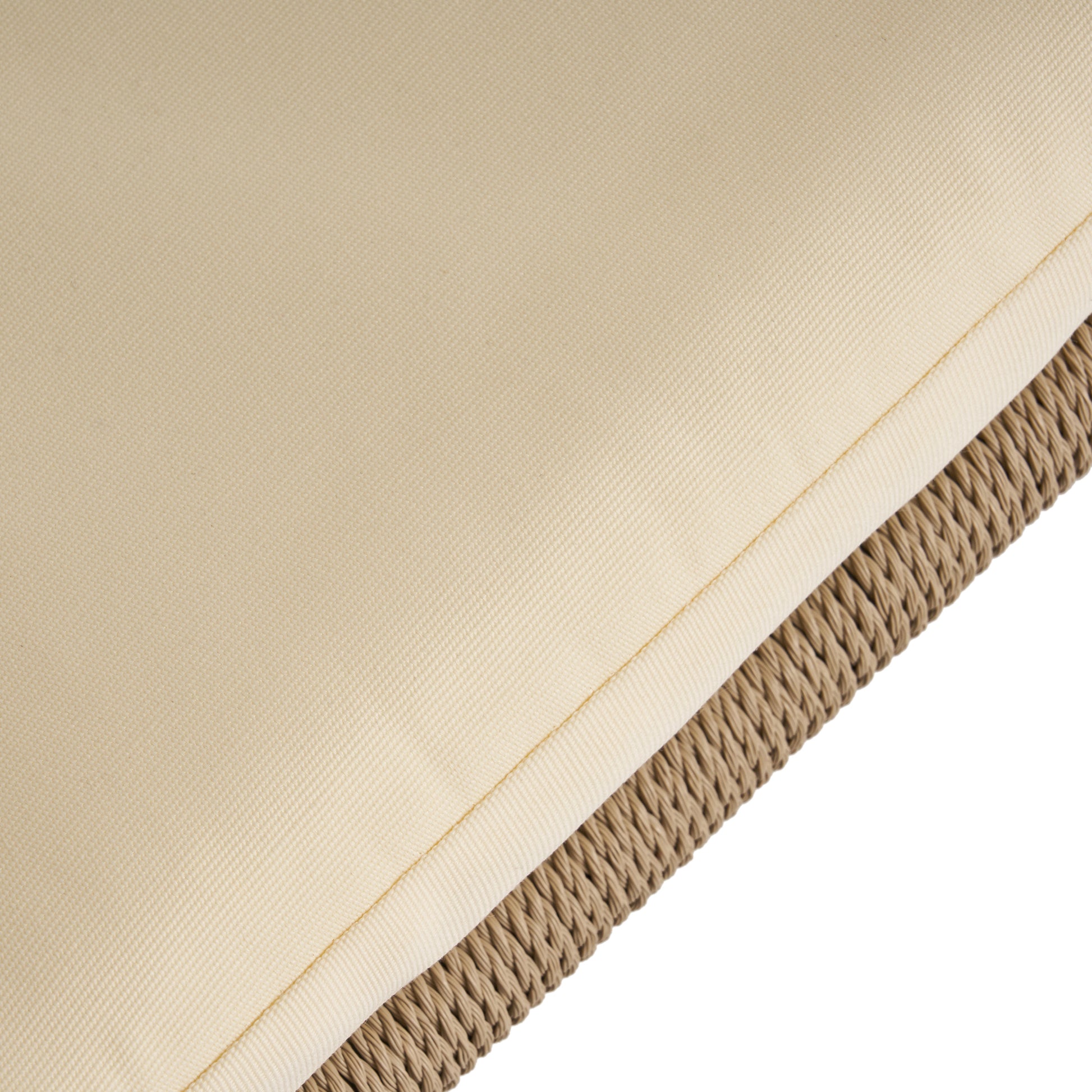 Southport Club Chair Brown Beige Woven Rope