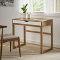 Desk Natural Solid Wood Mdf