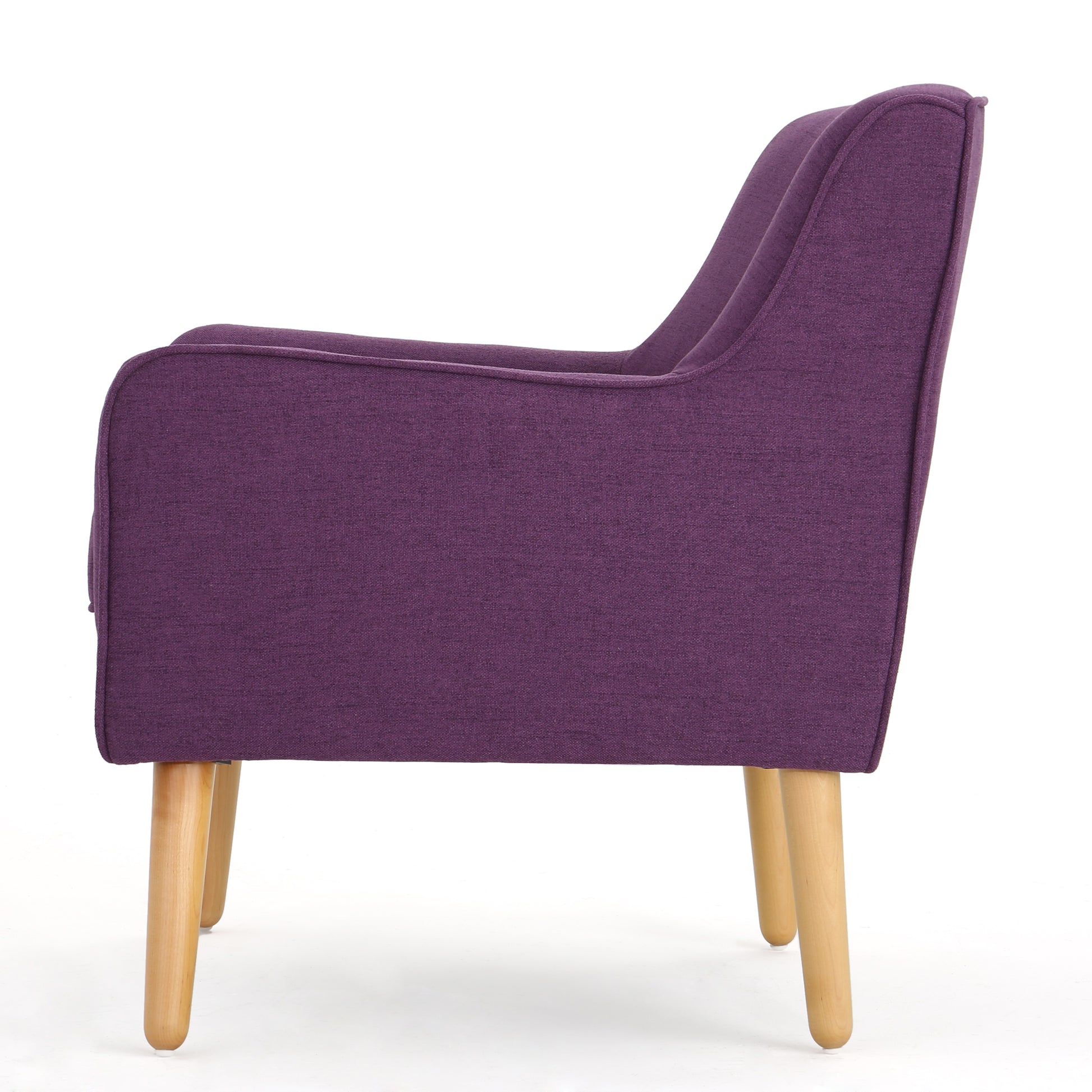 Arm Chair Purple Fabric