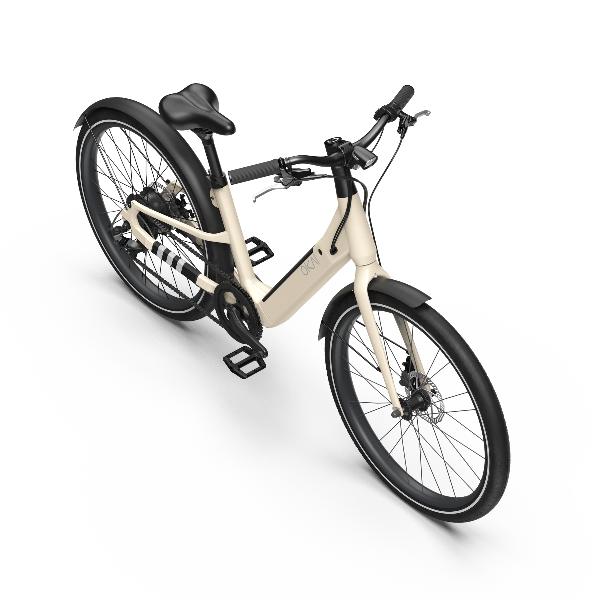 Electric Bike W 40 Miles Max Operating Range And 25 Mph Max Speed Desert Sand Sand Aluminum