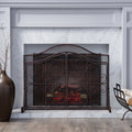 Fire Screen Black Iron