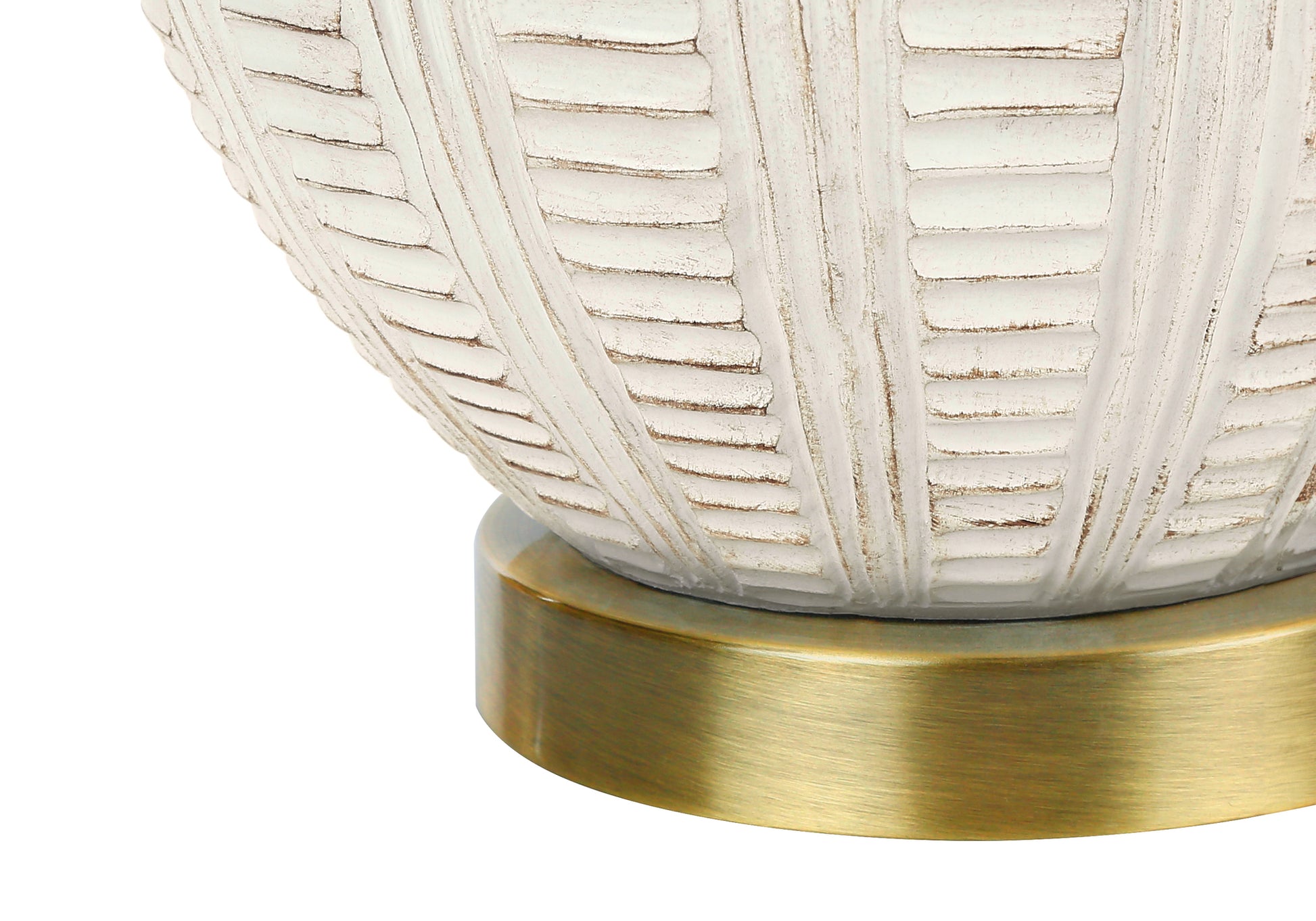 Lighting, 21"H, Table Lamp, Ivory Cream Shade, Cream Resin, Transitional Cream Polyresin