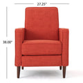 Recliner Orange Fabric