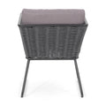La Jolla Chair Dark Grey Woven Rope
