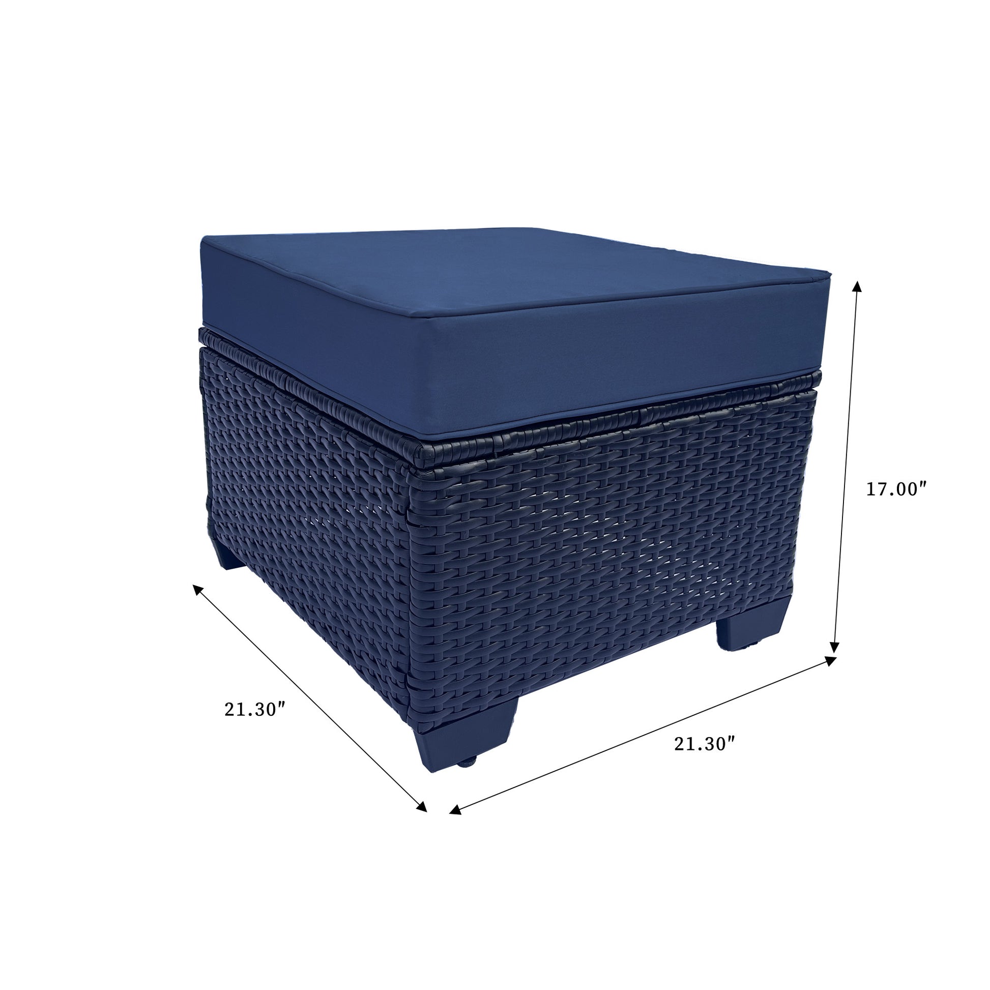 Outdoor Garden Patio Furniture 7 Piece Pe Rattan Wicker Cushioned Sofa Sets And Coffee Table, Patio Furniture Set Outdoor Couch Outdoor Couch Patio Furniture Outdoor Sofa Patio Couch Yes Complete Patio Set Dark Coffee Blue Seats 6 Weather Resistant Frame