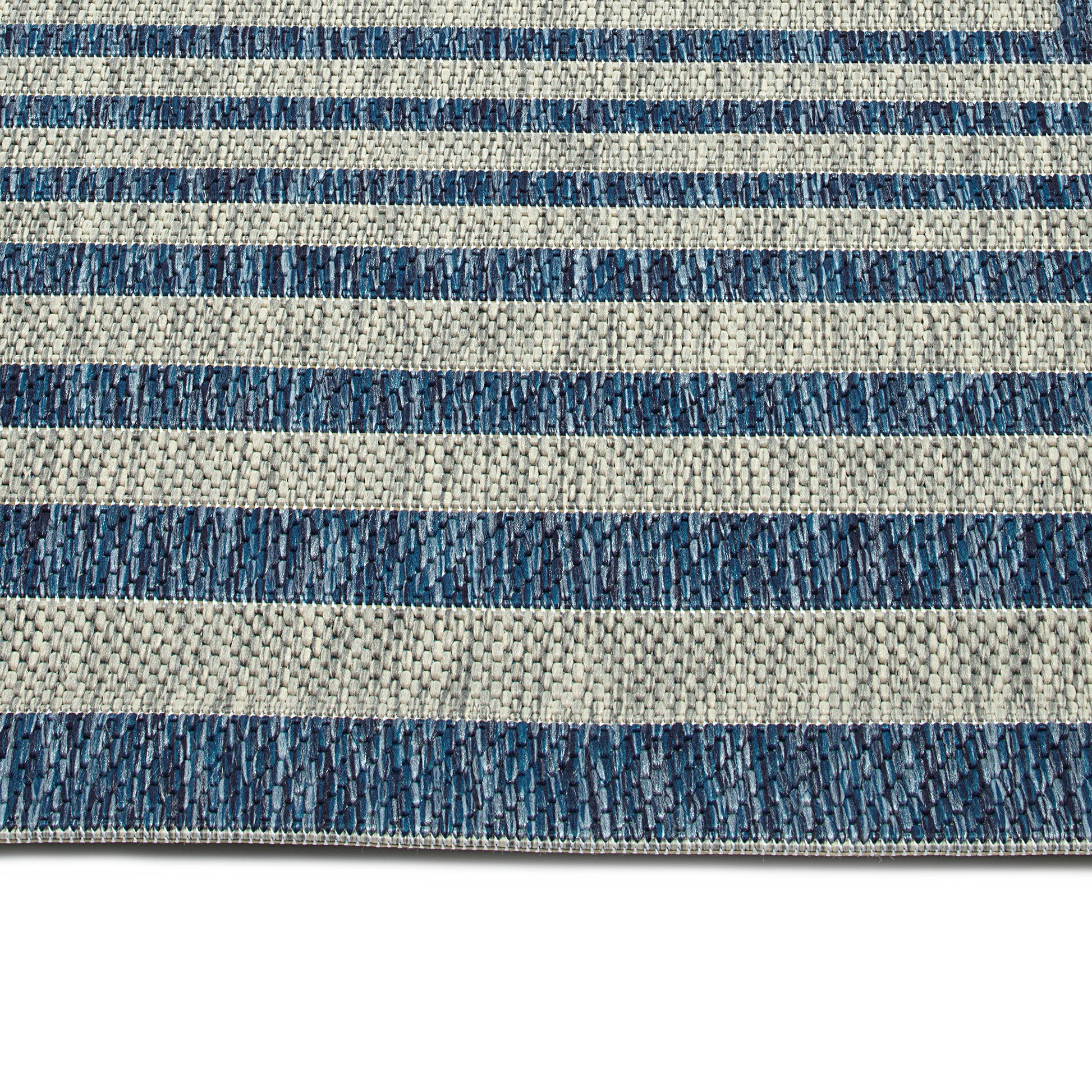 Modern, Geometric, Textured Cut Pile 5'3" X 7'6" Rectangle Area Rug Navy Polypropylene