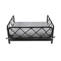 Wicker Pet Bed Rattan Dog Sofa Bed Outdoor Indoor Water Resistant Black Water Resistant Dog Medium 26 40 Lbs Wicker