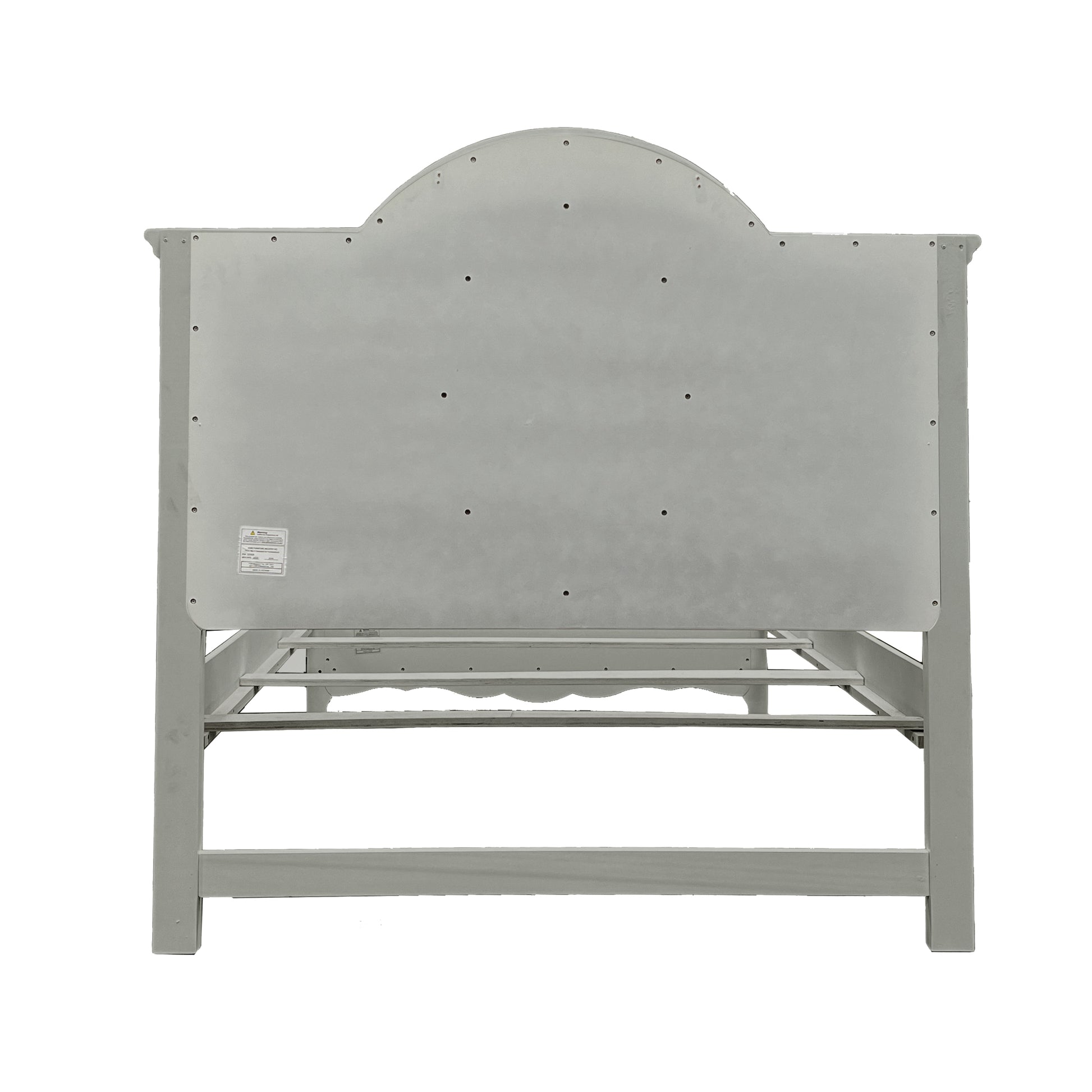 Flora Twin Bedgray Finish Bd02210T Twin Gray Solid Wood Mdf