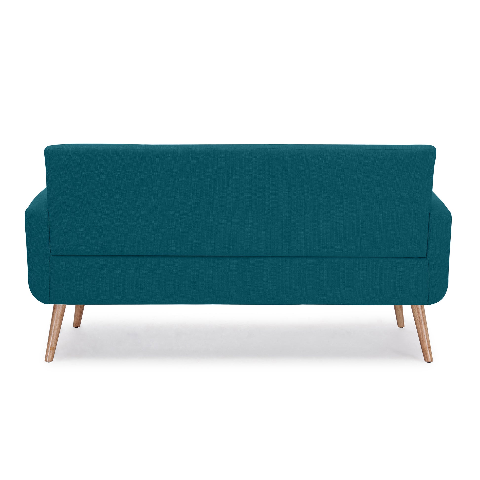 The Pacific Sofa Antique Blue Green Mid Century Modern Poplar Polyester 3 Seat