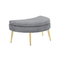 3206Gray Comfortable Seating Suitable For Small Apartment Bedroom Space Gray Corduroy 1 Seat