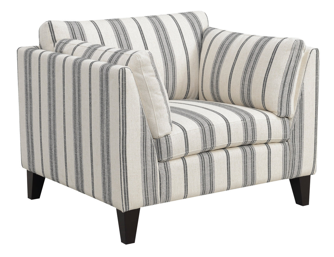 Doyle Gray Accent Chair Gray Foam Engineered Wood