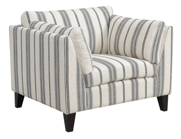 Doyle Gray Accent Chair Gray Foam Engineered Wood